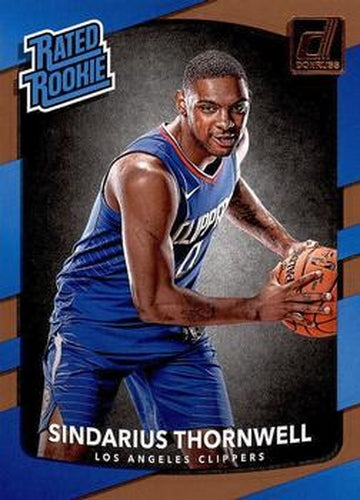 #194 Sindarius Thornwell - Los Angeles Clippers - 2017-18 Donruss Basketball