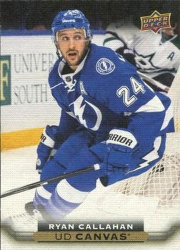 #C194 Ryan Callahan - Tampa Bay Lightning - 2015-16 Upper Deck - UD Canvas Hockey