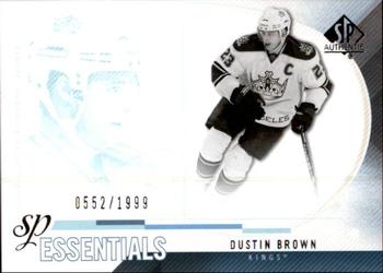 #194 Dustin Brown - Los Angeles Kings - 2010-11 SP Authentic Hockey