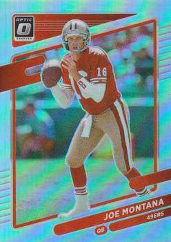 #194 Joe Montana - San Francisco 49ers - 2021 Donruss Optic - Holo Football