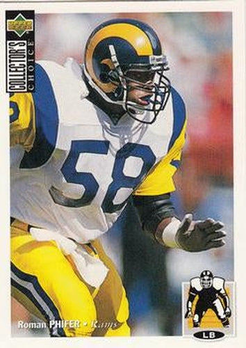 #194 Roman Phifer - Los Angeles Rams - 1994 Collector's Choice Football