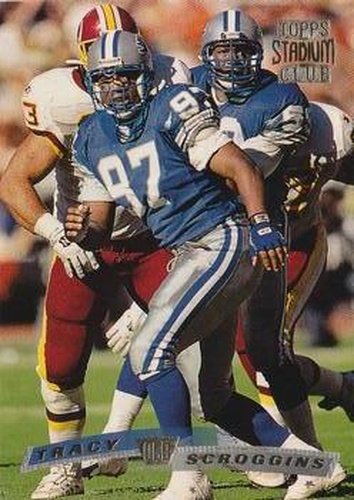 #194 Tracy Scroggins - Detroit Lions - 1996 Stadium Club Football