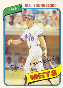 #194 Joel Youngblood - New York Mets - 1980 O-Pee-Chee Baseball