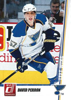 #194 David Perron - St. Louis Blues - 2010-11 Donruss Hockey