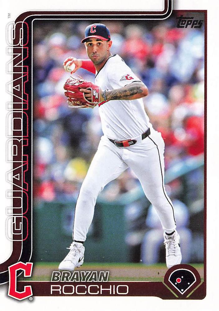 #194 Brayan Rocchio - Cleveland Guardians - 2025 Topps Baseball