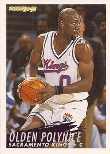 #194 Olden Polynice - Sacramento Kings - 1994-95 Fleer Basketball