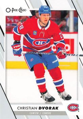 #194 Christian Dvorak - Montreal Canadiens - 2023-24 O-Pee-Chee Hockey