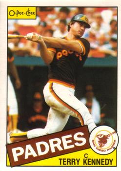 #194 Terry Kennedy - San Diego Padres - 1985 O-Pee-Chee Baseball