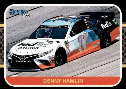 #194 Denny Hamlin - Joe Gibbs Racing - 2020 Donruss Racing
