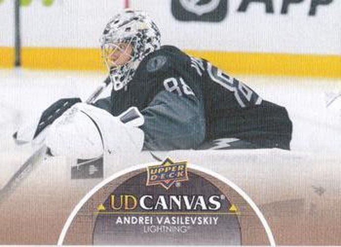 #C194 Andrei Vasilevskiy - Tampa Bay Lightning - 2021-22 Upper Deck - UD Canvas Hockey
