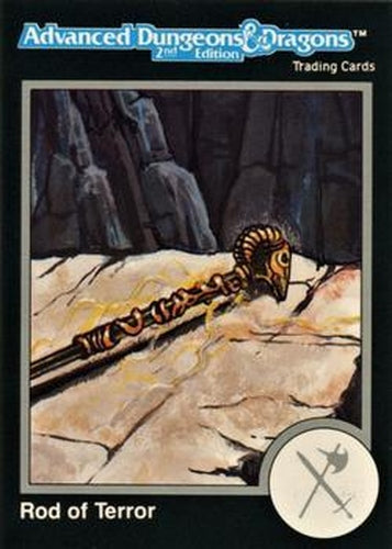 #194 Rod of Terror - 1991 TSR Advanced Dungeons & Dragons - Silver