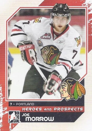 #194 Joe Morrow - Portland Winterhawks - 2010-11 In The Game Heroes and Prospects Hockey