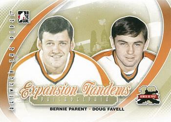 #194 Bernie Parent / Doug Favell - Philadelphia Flyers - 2011-12 In The Game Between The Pipes Hockey