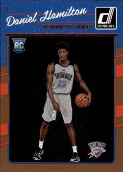 #194 Daniel Hamilton - Oklahoma City Thunder - 2016-17 Donruss Basketball
