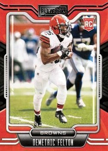 #194 Demetric Felton - Cleveland Browns - 2021 Panini Playbook Football