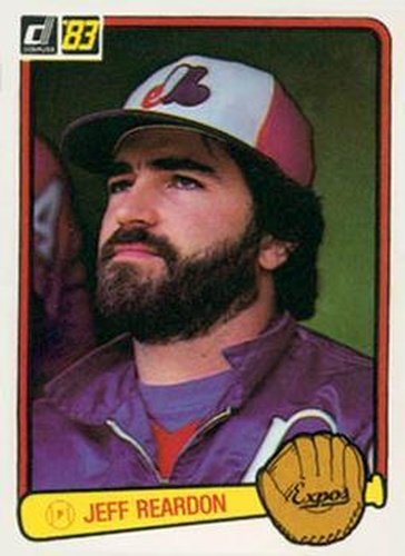 #194 Jeff Reardon - Montreal Expos - 1983 Donruss Baseball