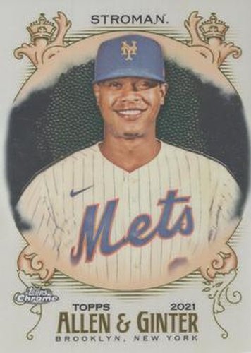 #194 Marcus Stroman - New York Mets - 2021 Topps Allen & Ginter Chrome Baseball