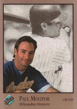 #194 Paul Molitor - Milwaukee Brewers - 1992 Studio Baseball