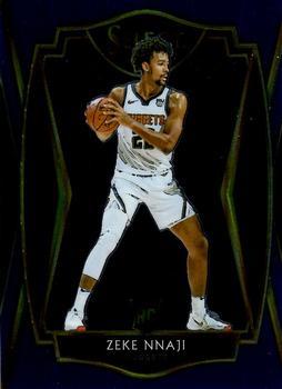 #194 Zeke Nnaji - Denver Nuggets - 2020-21 Panini Select - Blue Basketball