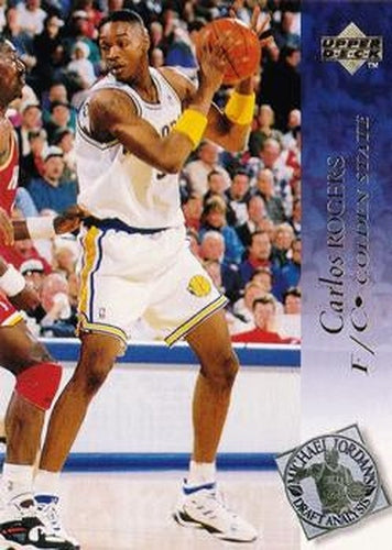 #194 Carlos Rogers - Golden State Warriors - 1994-95 Upper Deck Basketball