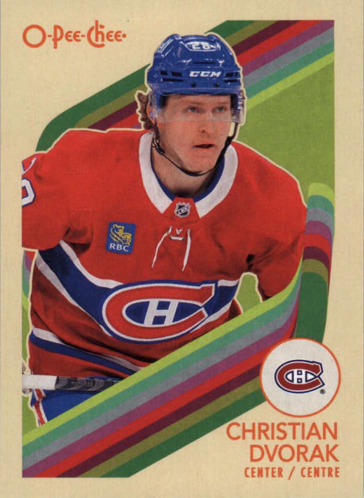 #194 Christian Dvorak - Montreal Canadiens - 2023-24 O-Pee-Chee - Retro Hockey