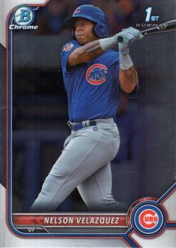 #BCP-194 Nelson Velazquez FBC - Chicago Cubs - 2022 Bowman - Chrome Prospects Baseball