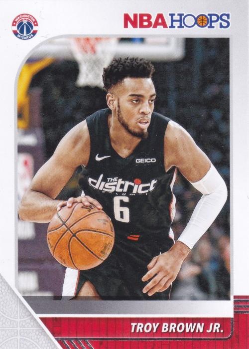 #194 Troy Brown Jr. - Washington Wizards - 2019-20 Hoops Basketball