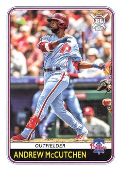 #195 Andrew McCutchen - Philadelphia Phillies - 2020 Topps Big League Baseball