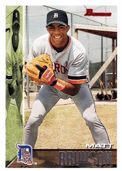 #195 Matt Brunson - Detroit Tigers - 1995 Bowman Baseball