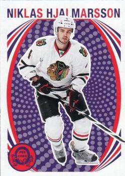 #195 Niklas Hjalmarsson - Chicago Blackhawks - 2013-14 O-Pee-Chee - Retro Hockey