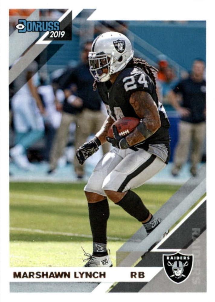 #195 Marshawn Lynch - Oakland Raiders - 2019 Donruss Football