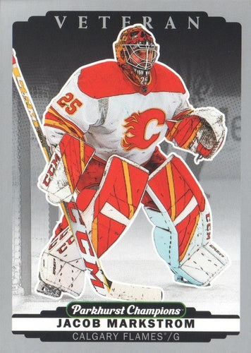 #195 Jacob Markstrom - Calgary Flames - 2022-23 Parkhurst Champions - Silver Hockey