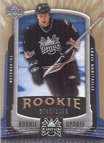#195 Louis Robitaille - Washington Capitals - 2005-06 Upper Deck Rookie Update Hockey
