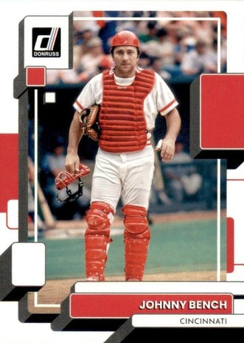 #195 Johnny Bench - Cincinnati Reds - 2022 Donruss Baseball