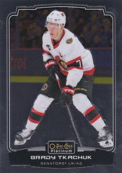 #195 Brady Tkachuk - Ottawa Senators - 2022-23 O-Pee-Chee Platinum Hockey