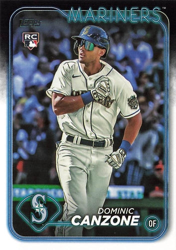 #195 Dominic Canzone - Seattle Mariners - 2024 Topps Baseball