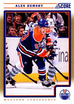 #195 Ales Hemsky - Edmonton Oilers - 2012-13 Score - Gold Rush Hockey