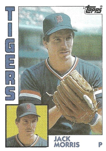 #195 Jack Morris - Detroit Tigers - 1984 Topps Baseball