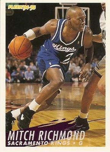 #195 Mitch Richmond - Sacramento Kings - 1994-95 Fleer Basketball