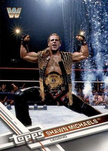 #195 Shawn Michaels - 2017 Topps WWE Then Now Forever Wrestling