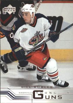 #195 Bill Bowler - Nashville Predators - 2001-02 Upper Deck Hockey