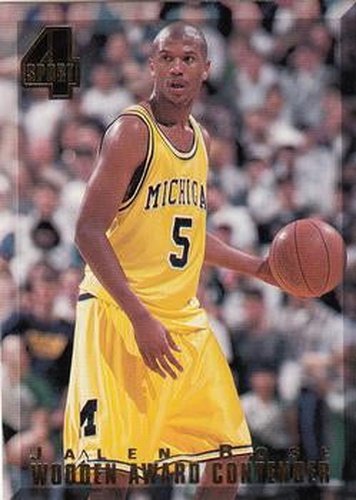 #195 Jalen Rose - Michigan Wolverines - 1994 Classic Four Sport