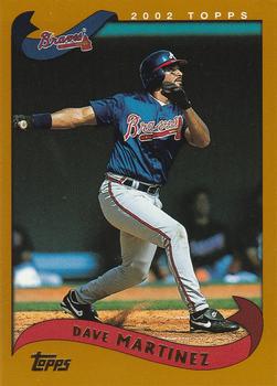 #195 Dave Martinez - Atlanta Braves - 2002 Topps Baseball