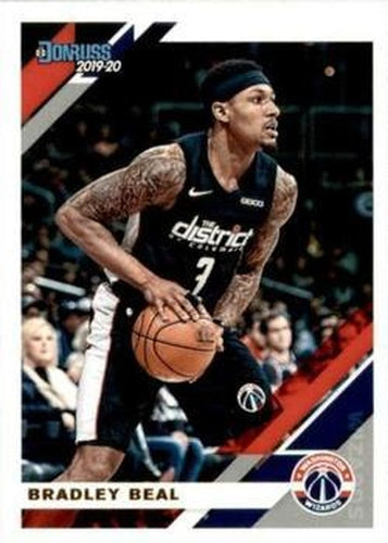 #195 Bradley Beal - Washington Wizards - 2019-20 Donruss Basketball