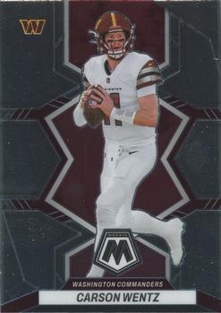 #195 Carson Wentz - Washington Commanders - 2022 Panini Mosaic Football