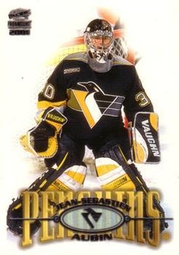 #195 Jean-Sebastien Aubin - Pittsburgh Penguins - 2000-01 Pacific Paramount Hockey