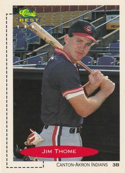 #195 Jim Thome - Canton-Akron Indians - 1991 Classic Best Baseball