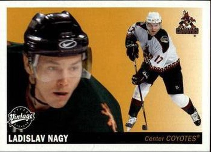 #195 Ladislav Nagy - Phoenix Coyotes - 2002-03 Upper Deck Vintage Hockey