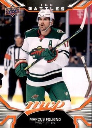 #195 Marcus Foligno - Minnesota Wild - 2022-23 Upper Deck MVP - Ice Battles Hockey