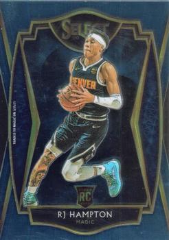#195 RJ Hampton - Orlando Magic - 2020-21 Panini Select - Blue Basketball